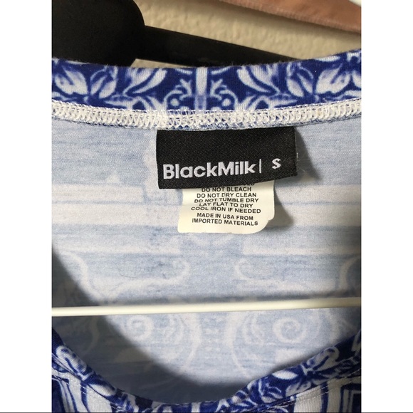 Black Milk Clothing Blue Pillars LA Tee - Picture 2 of 2